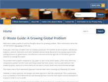 Tablet Screenshot of e-waste.ch